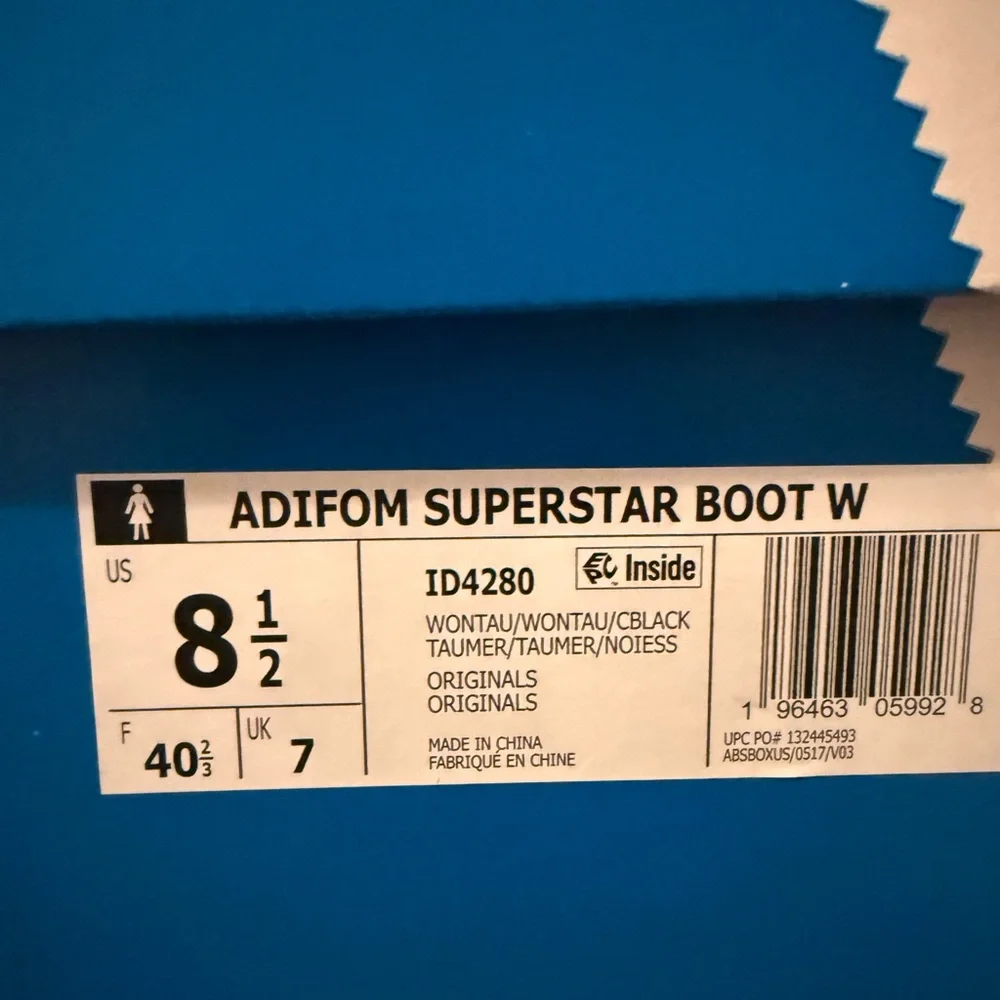 NWT‼️Adidas Adifom Superstar Boot - Picture 2 of 2